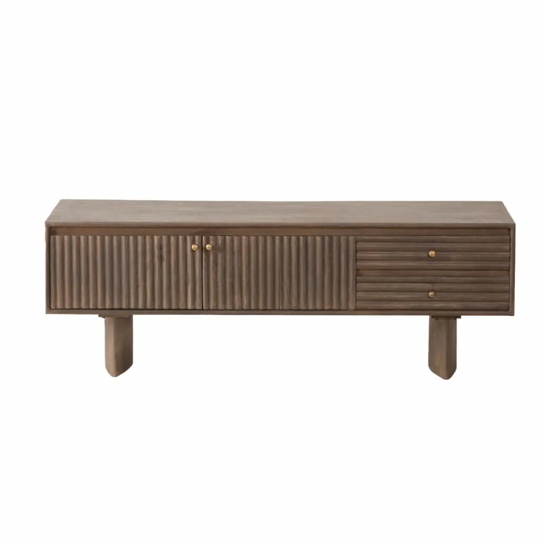 Meuble Tv<Made in Meubles Meuble TV en bois de manguier Niels