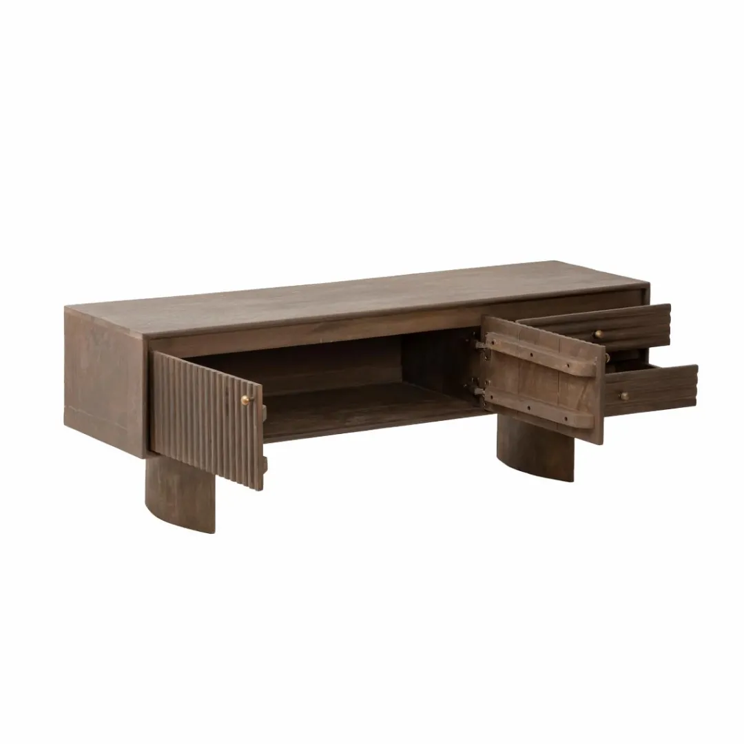 Meuble Tv<Made in Meubles Meuble TV en bois de manguier Niels