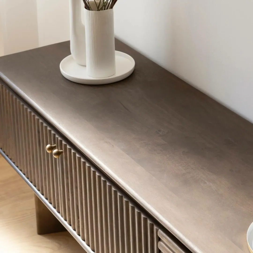 Meuble Tv<Made in Meubles Meuble TV en bois de manguier Niels