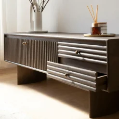 Meuble Tv<Made in Meubles Meuble TV en bois de manguier Niels