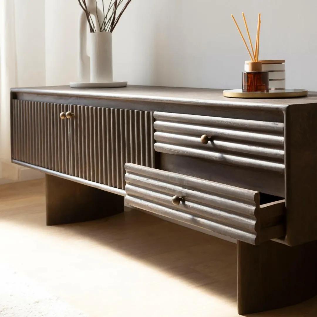 Meuble Tv<Made in Meubles Meuble TV en bois de manguier Niels