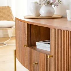 Meuble Tv<Made in Meubles Meuble TV en bois de manguier Cécile