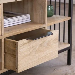 Meuble Tv<Made in Meubles Meuble TV en bois de manguier et métal Héloïse