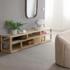 Meuble Tv<Made in Meubles Meuble TV en bois de manguier Adela