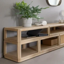 Meuble Tv<Made in Meubles Meuble TV en bois de manguier Adela