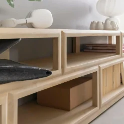 Meuble Tv<Made in Meubles Meuble TV en bois de manguier Adela