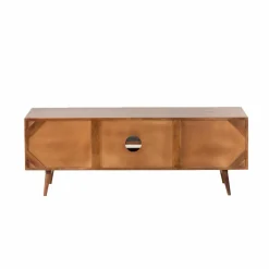 Meuble Tv<Made in Meubles Meuble TV en bois de manguier et cannage Charline