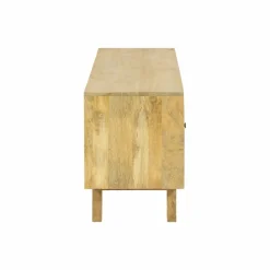 Meuble Tv<Made in Meubles Meuble TV en bois de manguier et cannage Edana