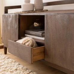 Meuble Tv<Made in Meubles Meuble TV en bois de manguier marron Emile