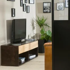 Meuble Tv<Made in Meubles Meuble TV en bois de manguier Harry