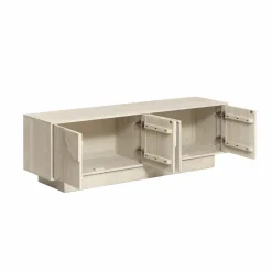 Meuble Tv<Made in Meubles Meuble TV en bois de manguier blanchi Miliam