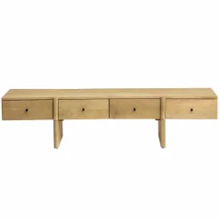 Meuble Tv<Made in Meubles Meuble TV en bois de manguier 4 tiroirs Amara