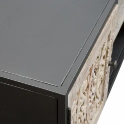 Meuble Tv<Made in Meubles Meuble TV en bois de manguier blanchi Lila