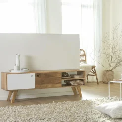 Meuble Tv<Made in Meubles Meuble TV en bois de manguier ArtiQ