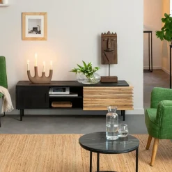 Meuble Tv<Made in Meubles Meuble TV en bois de manguier Tino