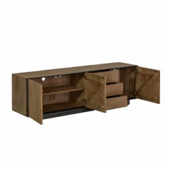 Meuble Tv<Made in Meubles Meuble TV en bois de manguier et métal Isil