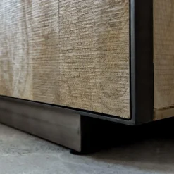 Meuble Tv<Made in Meubles Meuble TV en bois de manguier et métal Isil