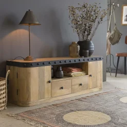 Meuble Tv<Made in Meubles Meuble TV en bois de manguier Riga