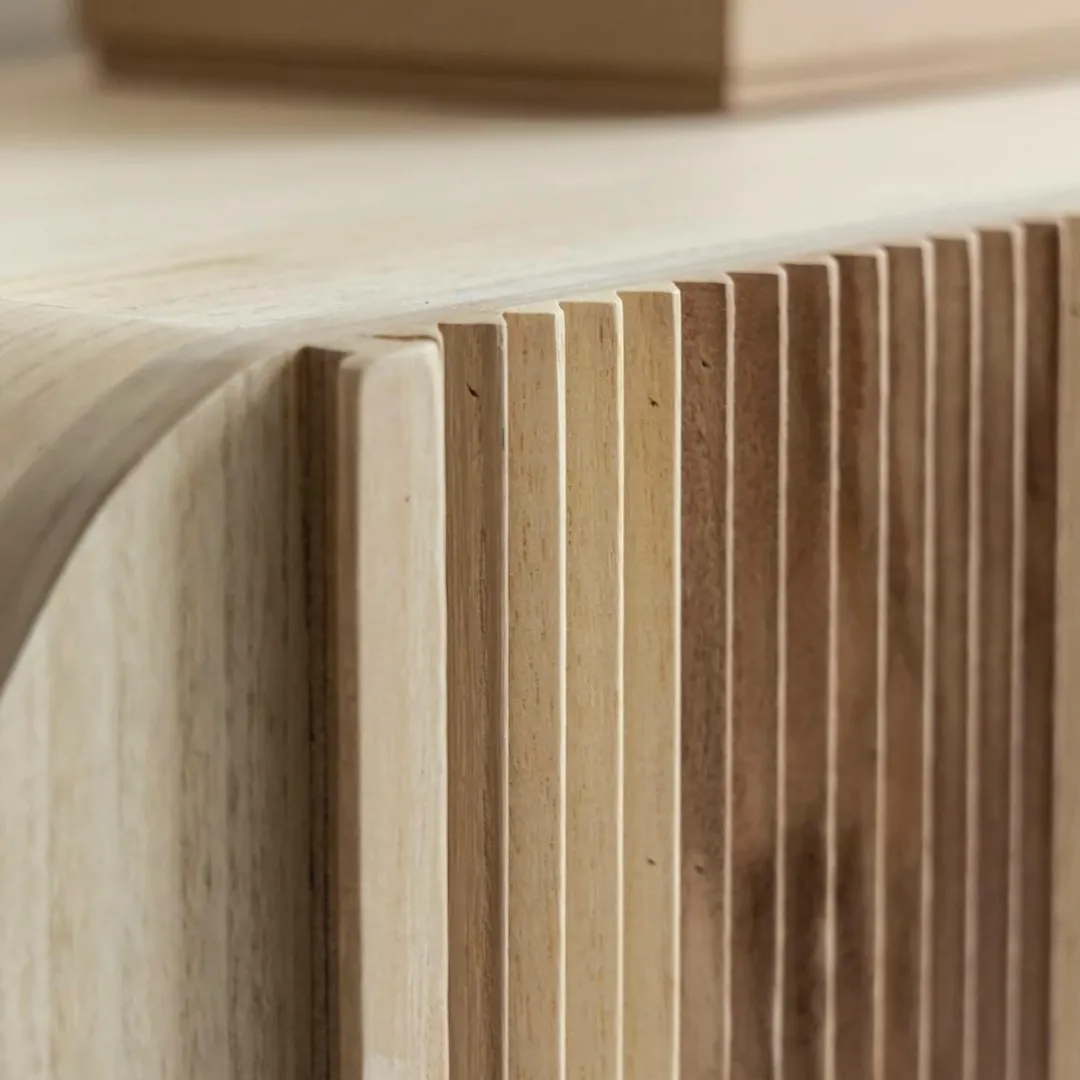 Meuble Tv<Made in Meubles Meuble TV en bois de paulownia Nilo