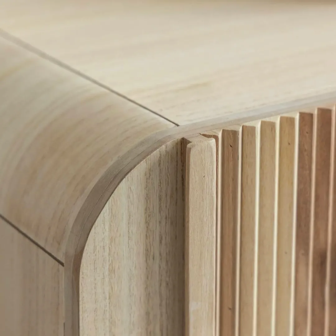 Meuble Tv<Made in Meubles Meuble TV en bois de paulownia Nilo