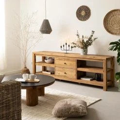 Meuble Tv<Made in Meubles Meuble TV en bois de pin recyclé Blaise