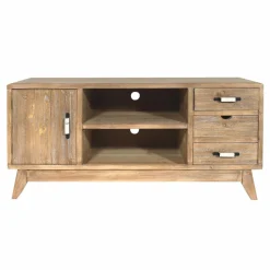 Meuble Tv<Made in Meubles Meuble TV en bois de sapin 112 cm Natural