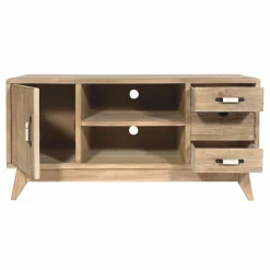 Meuble Tv<Made in Meubles Meuble TV en bois de sapin 112 cm Natural