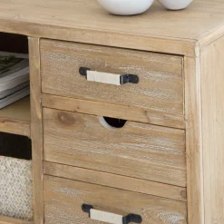 Meuble Tv<Made in Meubles Meuble TV en bois de sapin 112 cm Natural