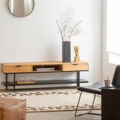 Meuble Tv<Made in Meubles Meuble TV en bois de sapin Enola