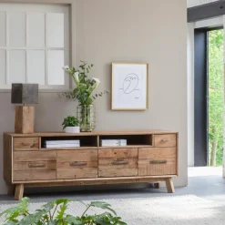 Meuble Tv<Made in Meubles Meuble TV en bois recyclé 180 cm Blaise