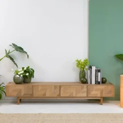 Meuble Tv<Made in Meubles Meuble TV en chêne massif Plume