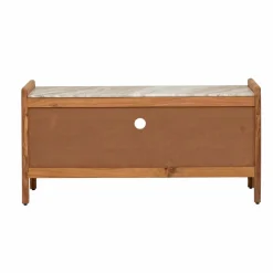 Meuble Tv<Made in Meubles Meuble TV en marbre et bois d'acacia Calix