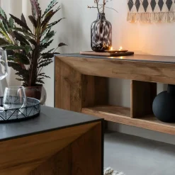 Meuble Tv<Made in Meubles Meuble TV en pin recyclé Constance