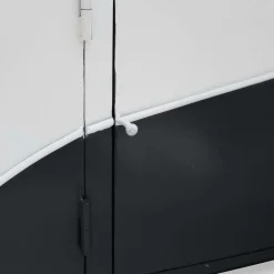 Meuble Tv<Made in Meubles Meuble TV noir avec plateau en bois de manguier Combi