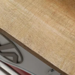 Meuble Tv<Made in Meubles Meuble TV rouge avec plateau en bois de manguier Combi