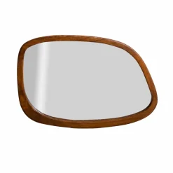 Miroir|Décoration<Made in Meubles Miroir abstrait en bois de manguier foncé Marley