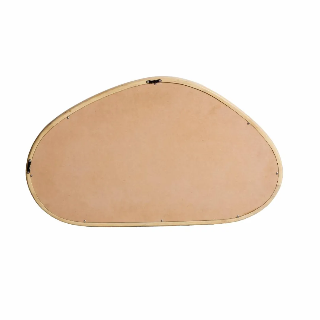 Miroir|Décoration<Made in Meubles Miroir abstrait en bois de manguier clair Marley