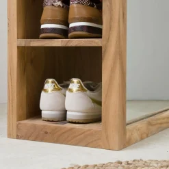 Miroir|Décoration<Made in Meubles Miroir avec rangements bois d'acacia Salta