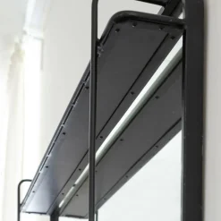 Miroir|Décoration<Made in Meubles Miroir avec étagère en bois et métal Jill