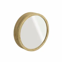 Miroir<Made in Meubles Miroir avec étagères en bois de manguier clair Juliet