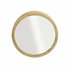 Miroir<Made in Meubles Miroir avec étagères en bois de manguier clair Juliet