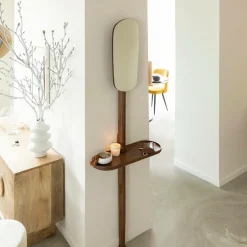 Miroir<Made in Meubles Miroir en bois de manguier Dari