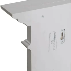 Miroir<Made in Meubles Miroir en bois de pin blanc Manel