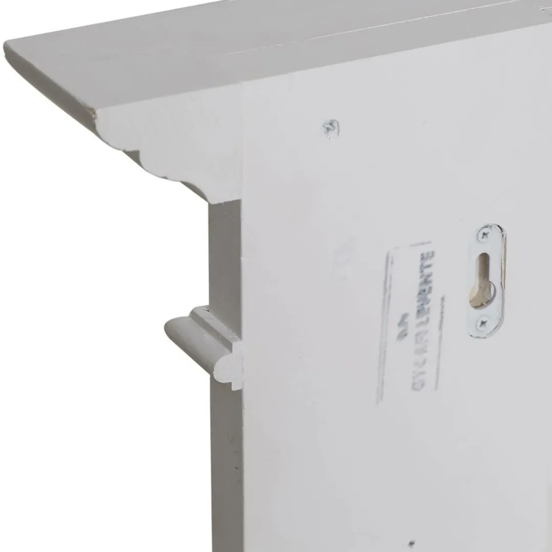 Miroir<Made in Meubles Miroir en bois de pin blanc Manel