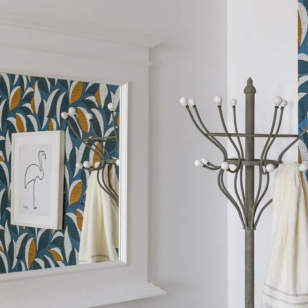 Miroir<Made in Meubles Miroir en bois de pin blanc Manel