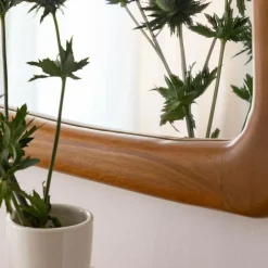 Miroir|Décoration<Made in Meubles Miroir mural organique en bois de manguier Marley