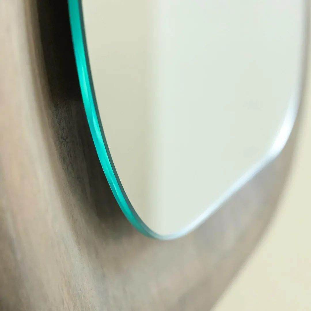 Miroir|Décoration<Made in Meubles Miroir ovale en bois de manguier Marley