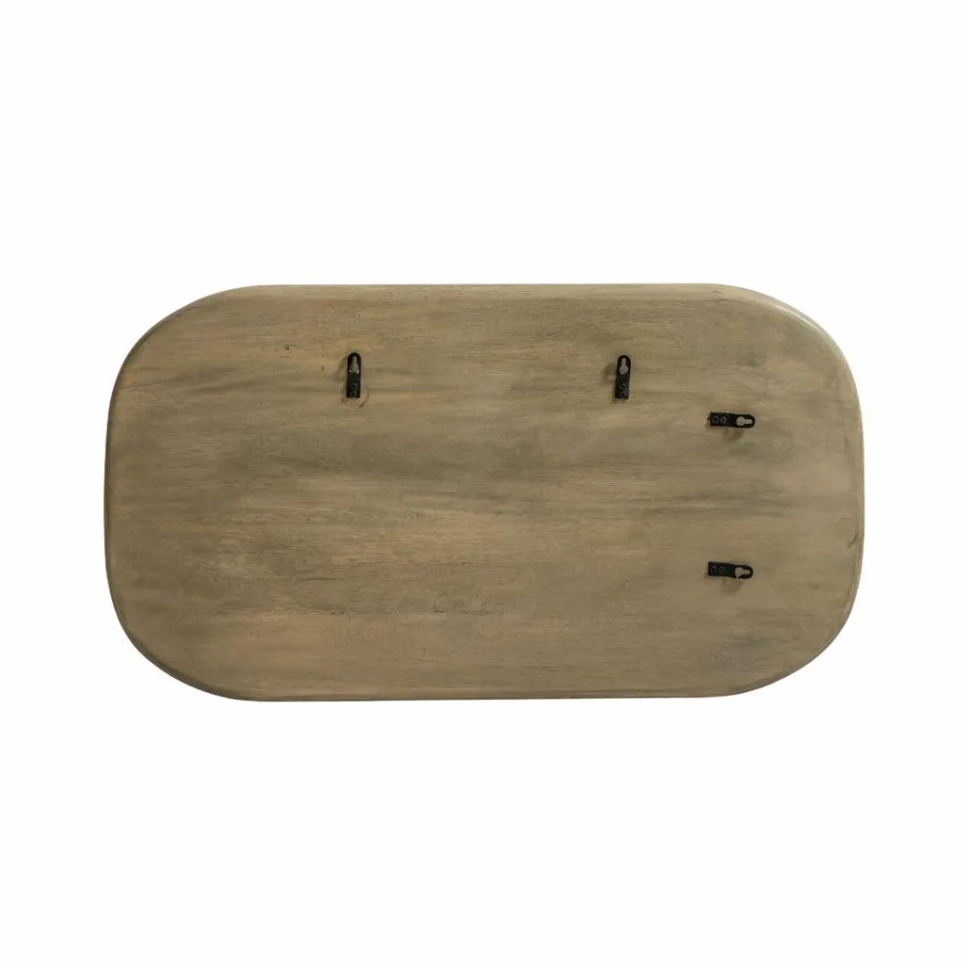 Miroir|Décoration<Made in Meubles Miroir ovale en bois de manguier Marley