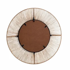 Miroir|Décoration<Made in Meubles Miroir rond en métal et jute Adda
