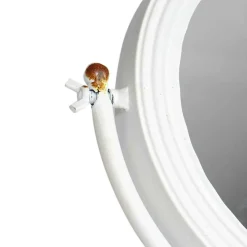 Miroir<Made in Meubles Miroir style industriel blanc